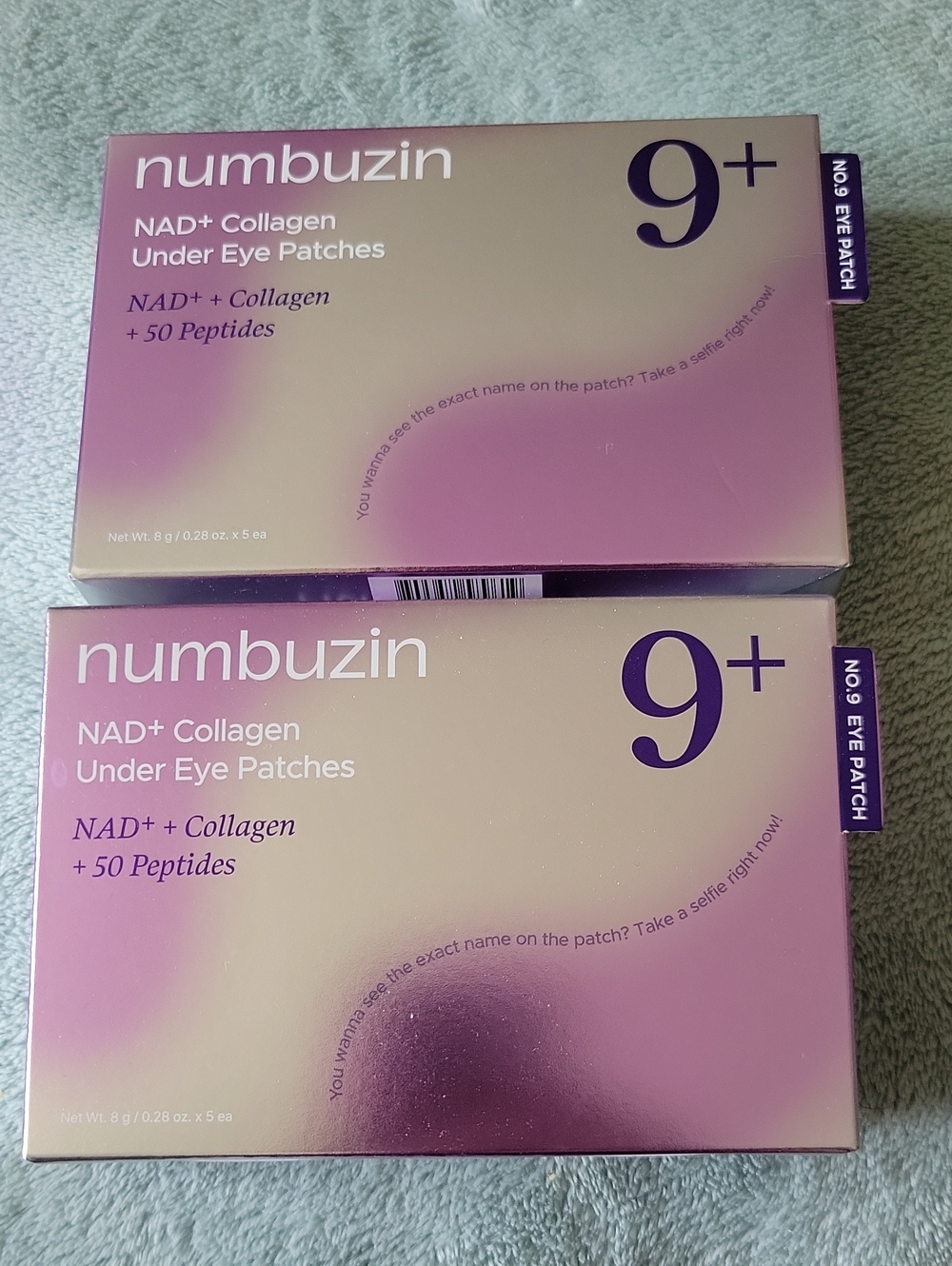 9+ NAD+ Collagen Under Eye Patches - Pink
